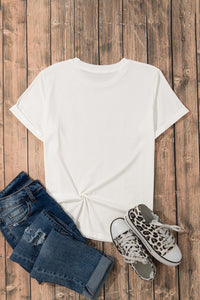 Thumbnail for 1776 Round Neck Short Sleeve T - Shirt - GlamBee Fashion