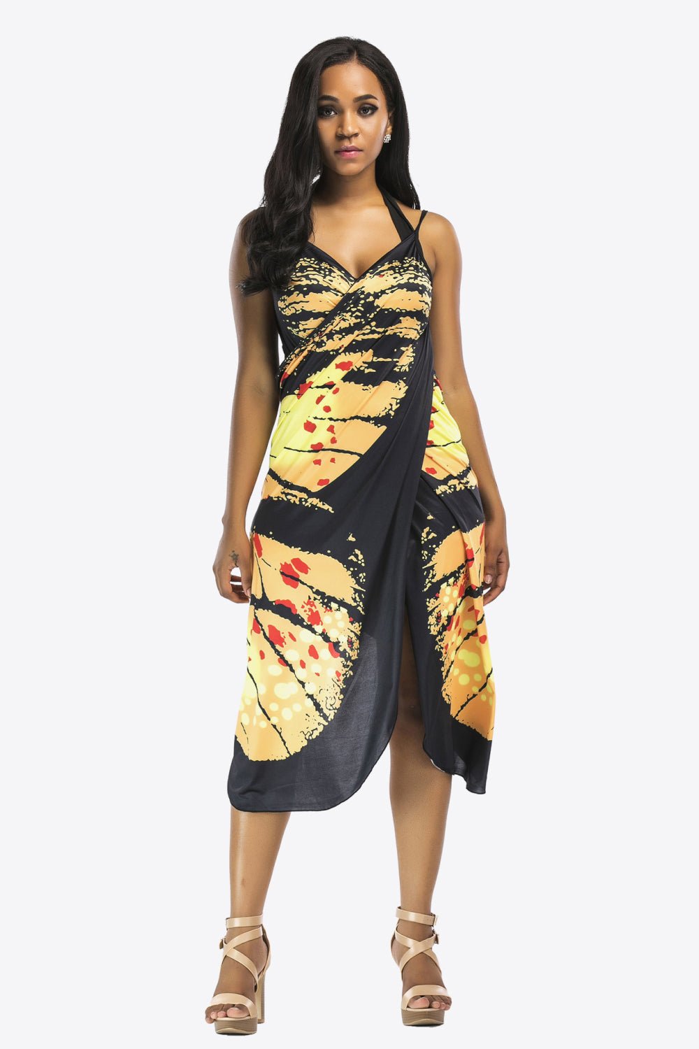 Butterfly Spaghetti Strap Cover Up - GlamBee Fashion