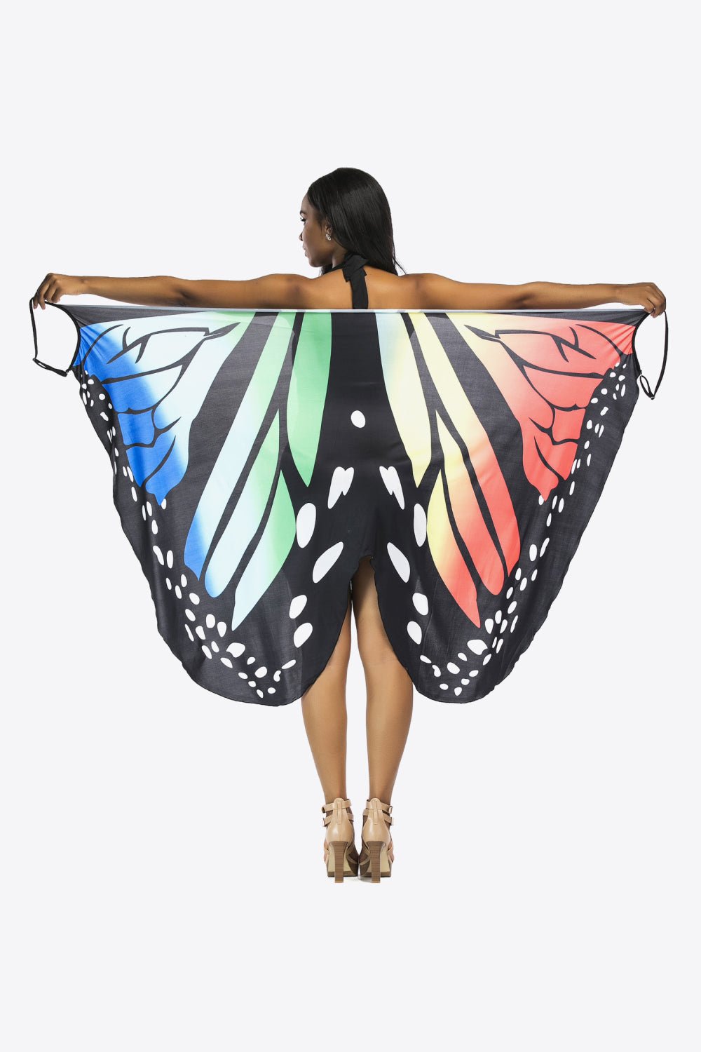 Butterfly Spaghetti Strap Cover Up - GlamBee Fashion