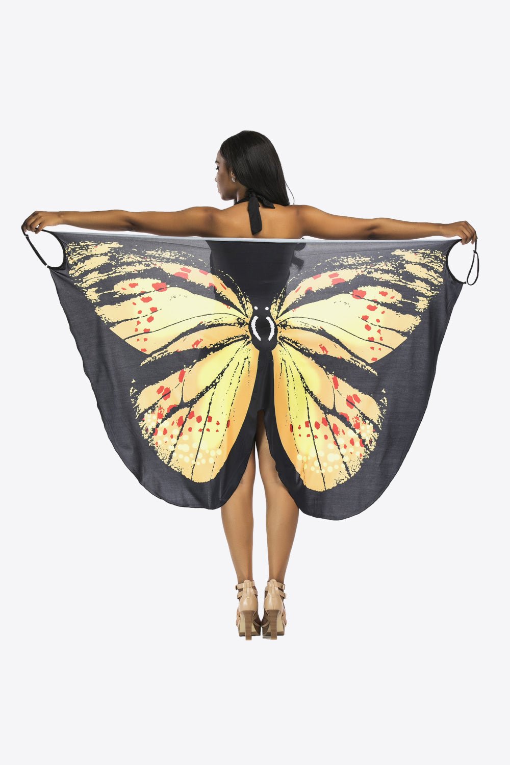 Butterfly Spaghetti Strap Cover Up - GlamBee Fashion