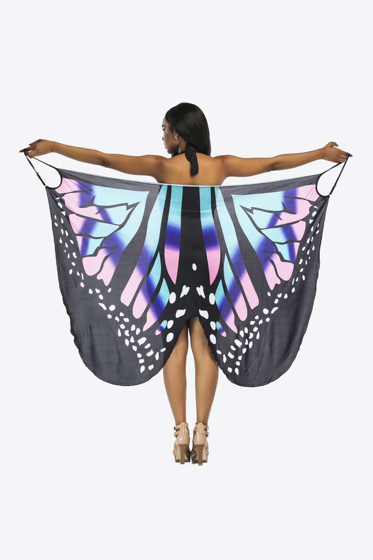 Butterfly Spaghetti Strap Cover Up - GlamBee Fashion