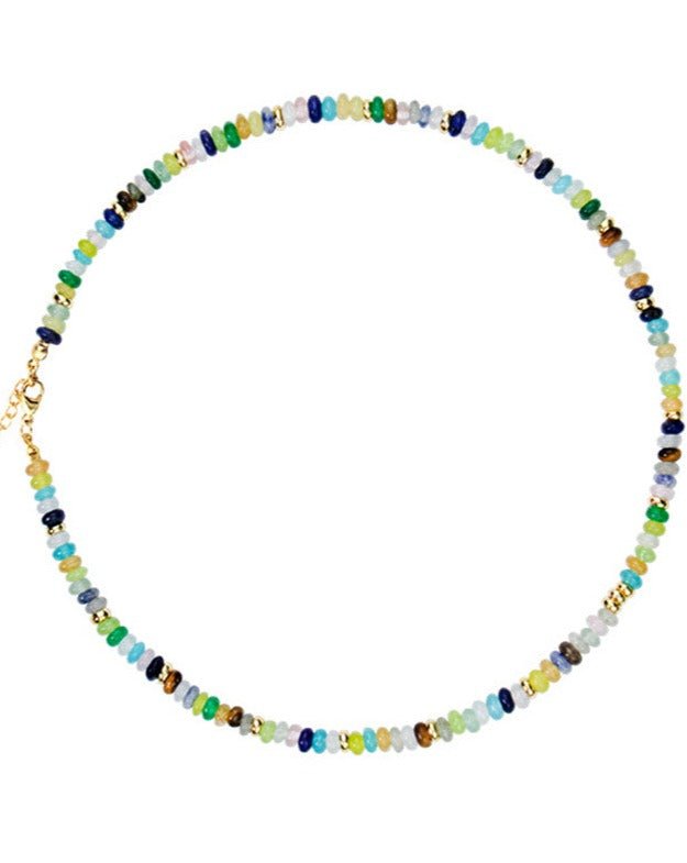 Colorful and Playful Dopamine Beaded Necklace - GlamBee Fashion