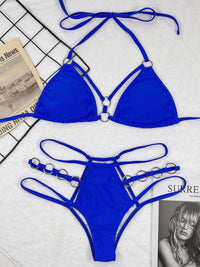 Thumbnail for Cutout Halter Neck Two - Piece Bikini Set - GlamBee Fashion