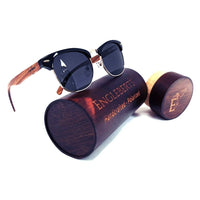 Thumbnail for Engleberts Premium Walnut Wood Club Style Sunglasses - GlamBee Fashion