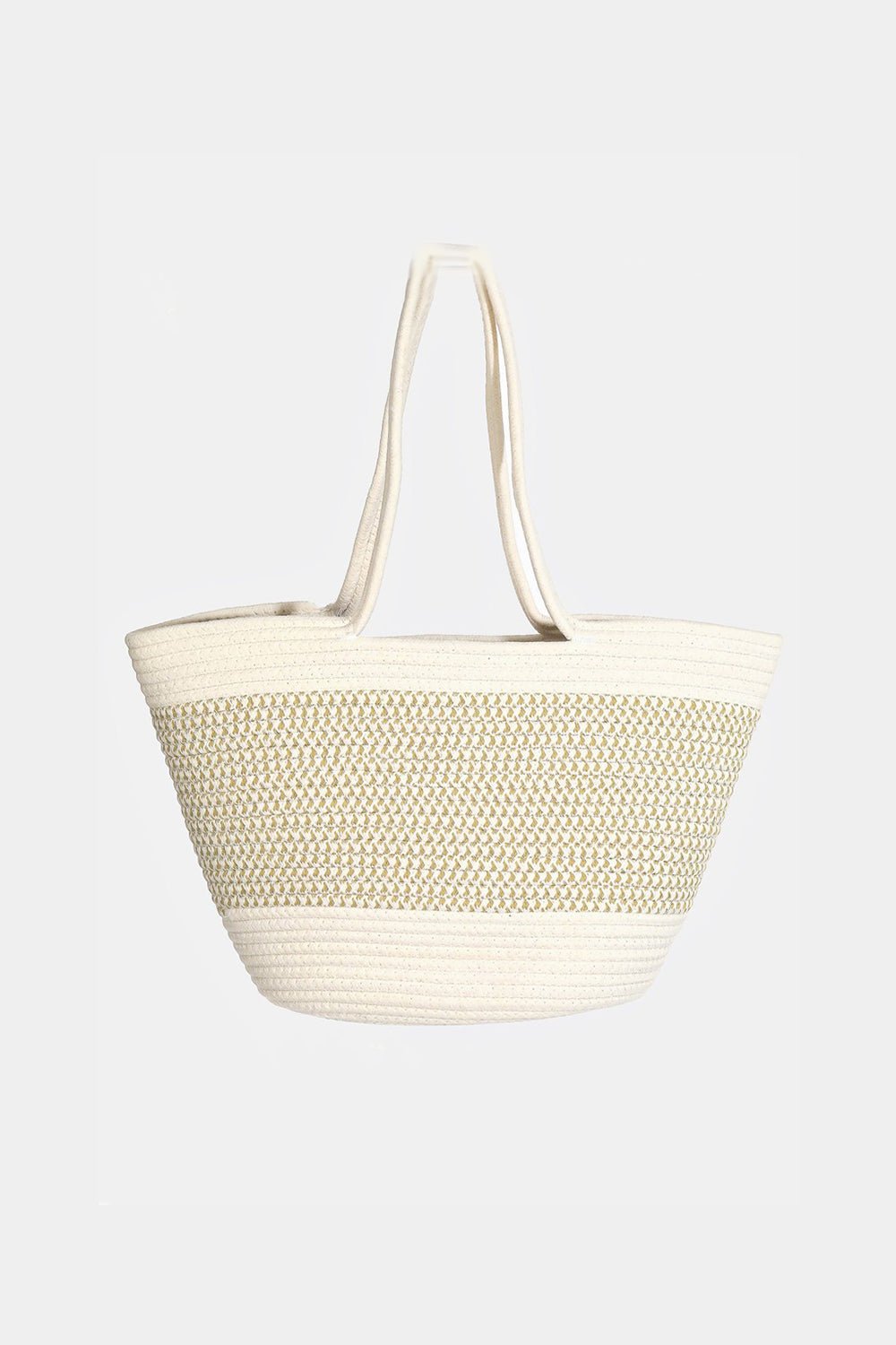 Fame Braid Pattern Beach Tote Bag - GlamBee Fashion