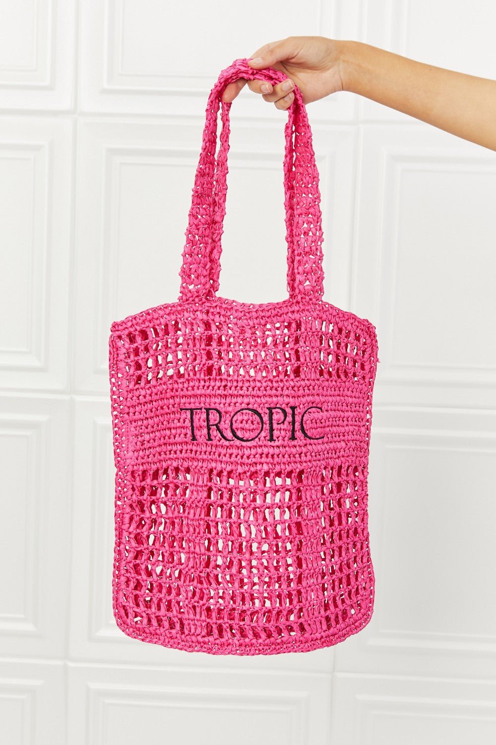 Fame Tropic Babe Staw Tote Bag - GlamBee Fashion