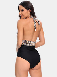 Thumbnail for Halter Neck One - Piece Swimwear - GlamBee Fashion