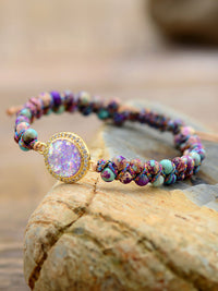 Thumbnail for Imperial Jasper Beaded Bracelet - GlamBee Fashion