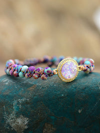 Thumbnail for Imperial Jasper Beaded Bracelet - GlamBee Fashion