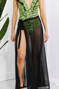 Thumbnail for Marina West Swim Beach Is My Runway Mesh Wrap Maxi Cover - Up Skirt - GlamBee Fashion