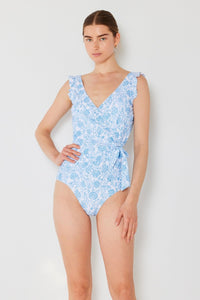 Thumbnail for Marina West Swim Full Size Float Ruffle Faux Wrap One - Piece Swimsuit - GlamBee Fashion