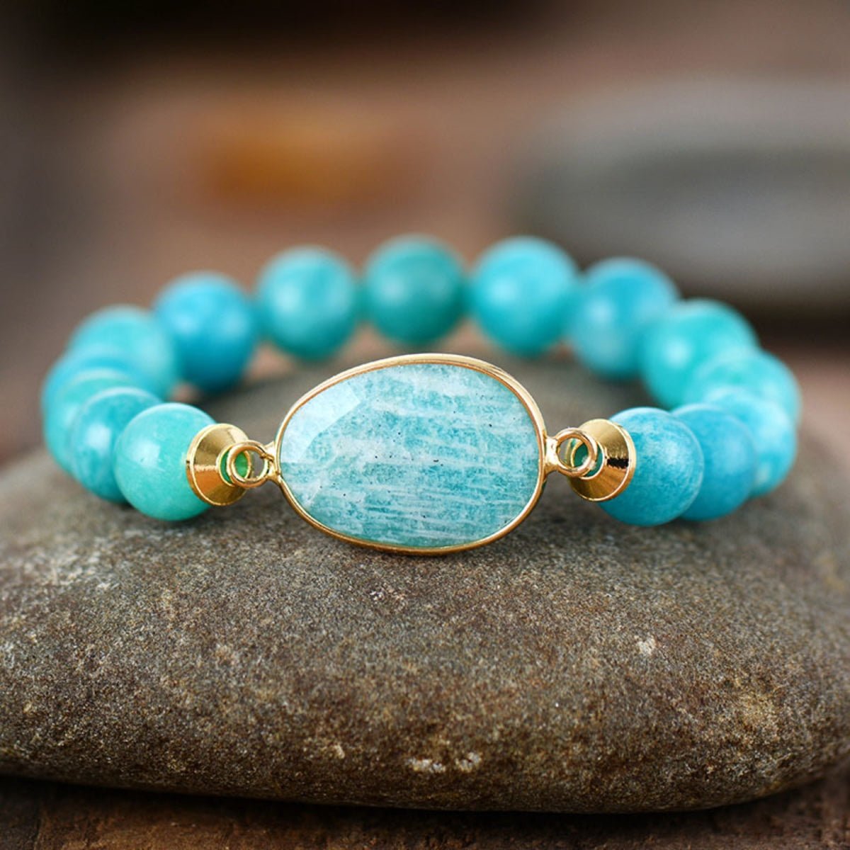 Natural Stone Beaded Bracelet - GlamBee Fashion