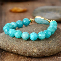 Thumbnail for Natural Stone Beaded Bracelet - GlamBee Fashion