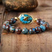 Thumbnail for Natural Stone Beaded Bracelet - GlamBee Fashion