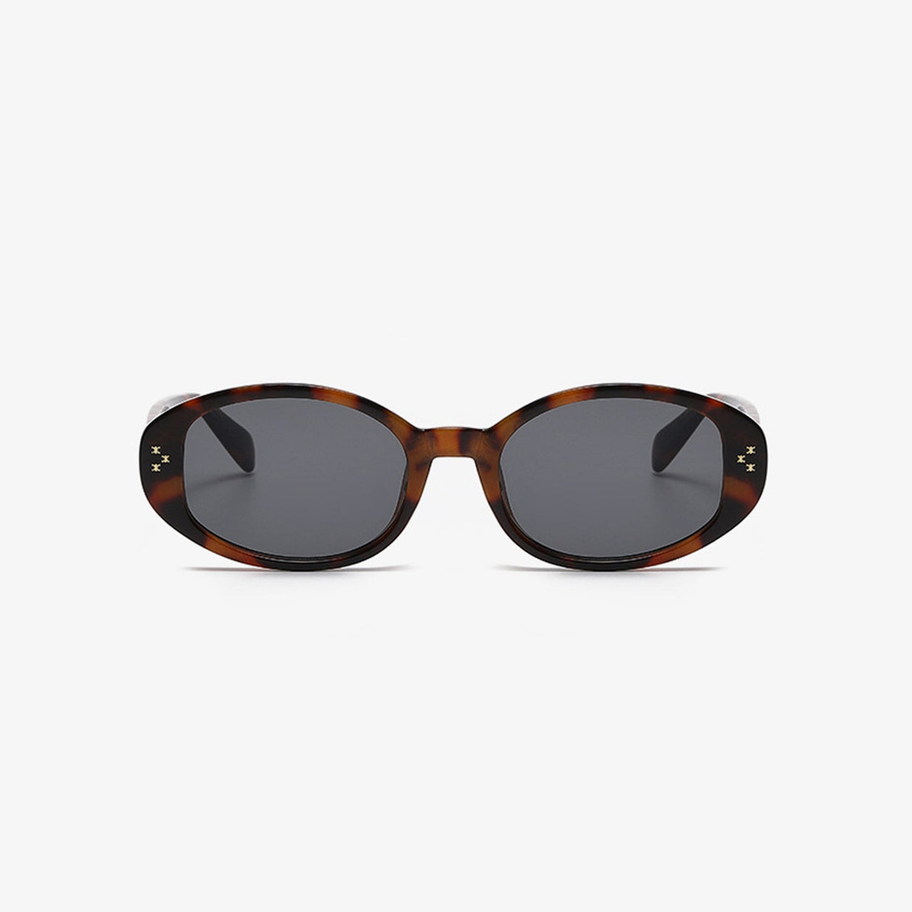 Polycarbonate Frame Oval Sunglasses - GlamBee Fashion