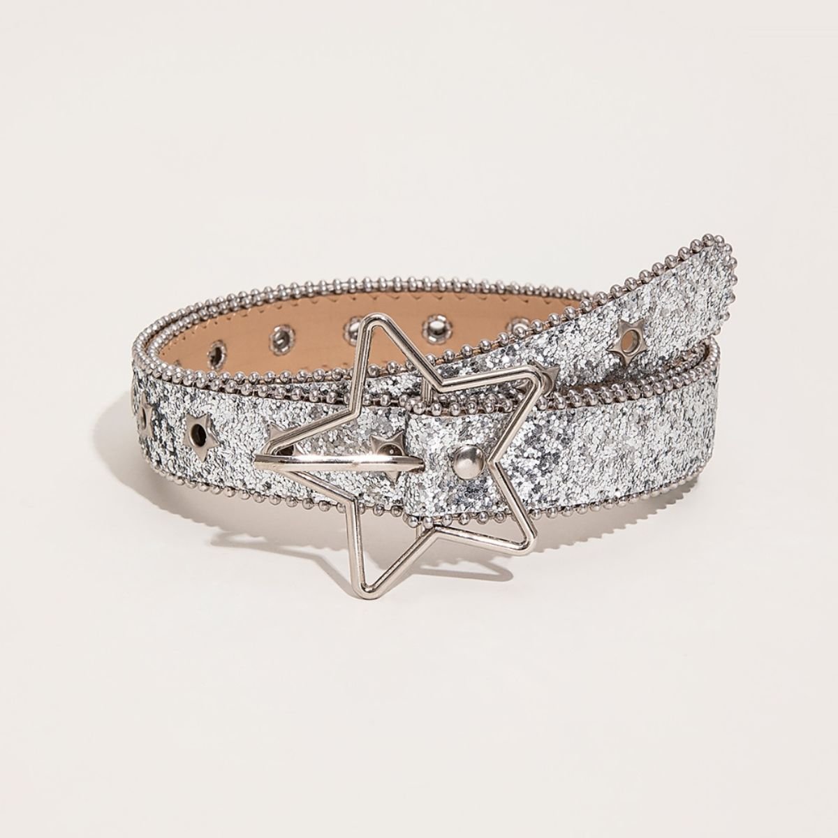 PU Leather Star Shape Buckle Belt - GlamBee Fashion