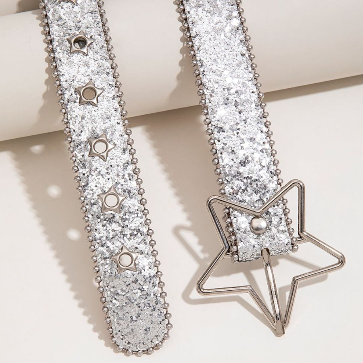 PU Leather Star Shape Buckle Belt - GlamBee Fashion