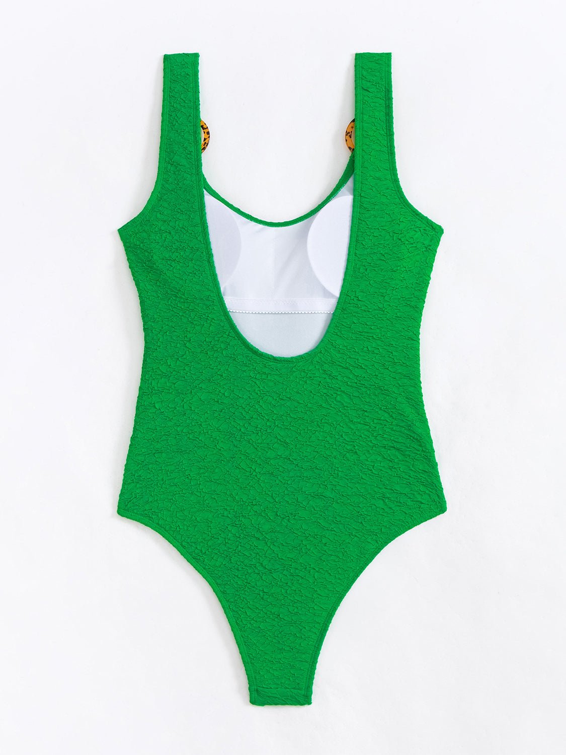 Scoop Neck Wide Strap One - Piece Swimwear - GlamBee Fashion