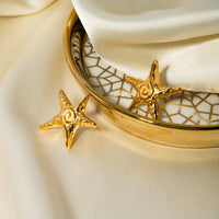 Thumbnail for Stainless Steel Star Shape Earrings - GlamBee Fashion