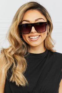 Thumbnail for Tortoiseshell Square Full Rim Sunglasses - GlamBee Fashion