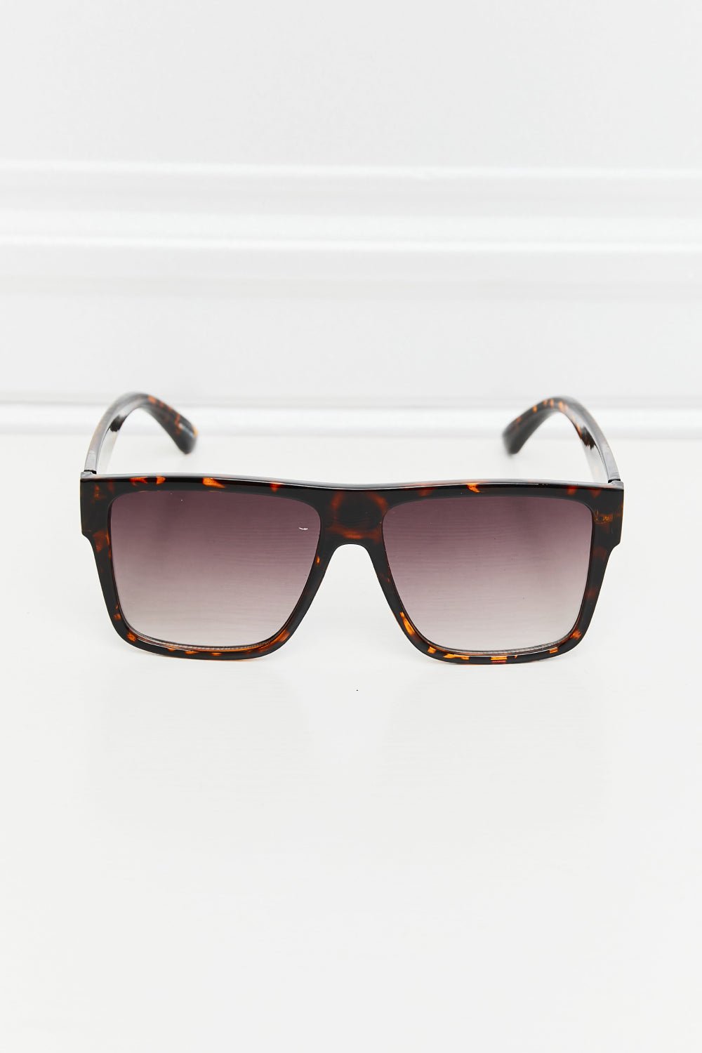 Tortoiseshell Square Full Rim Sunglasses - GlamBee Fashion