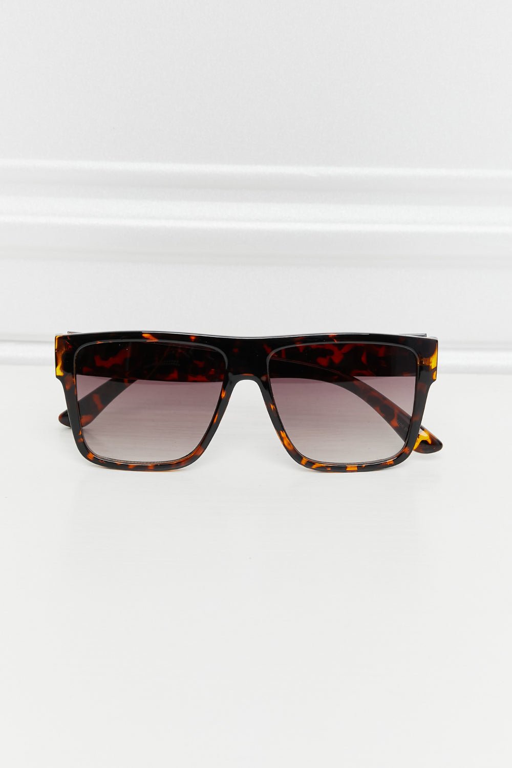 Tortoiseshell Square Full Rim Sunglasses - GlamBee Fashion