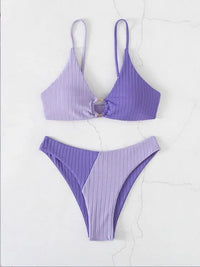 Thumbnail for Trendy Bikinis: Women's Swimwear with Push - Up High Waist and High - Cut Designs - GlamBee Fashion