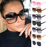 Thumbnail for Vintage Oversized Sunglasses - Fashion UV400 Gradient Shades - GlamBee Fashion