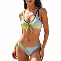 Thumbnail for Women’s Lime Green Bikini Set - GlamBee Fashion